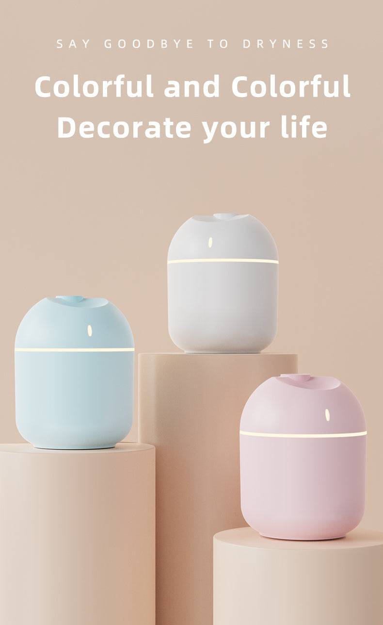 270ML Cool Mist Aroma Humidifier with LED Night Light