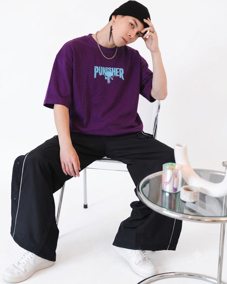 "The Punisher" Oversized Comfortable Tee.