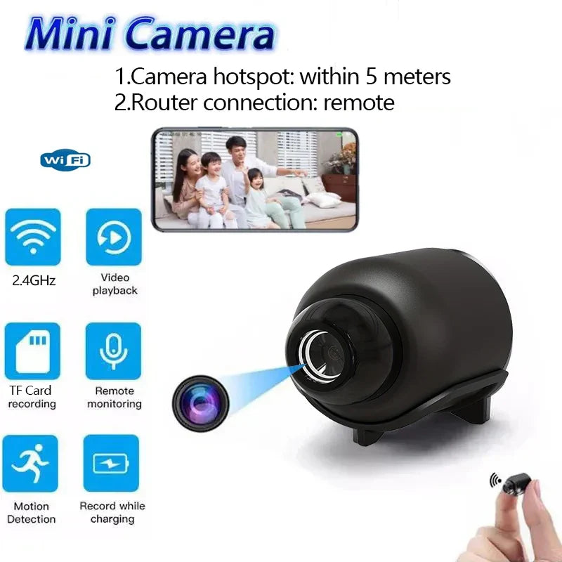 X5 Mini WiFi Camera – 1080P Night Vision Portable Surveillance