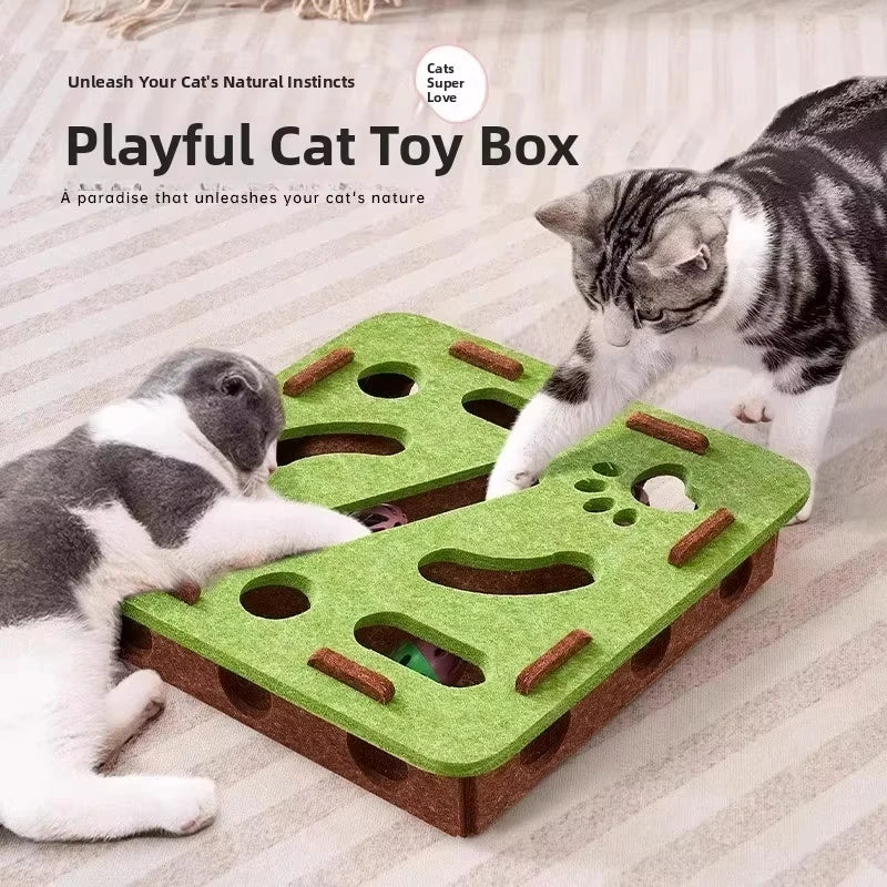 CAT FELT PUZZLE TOY