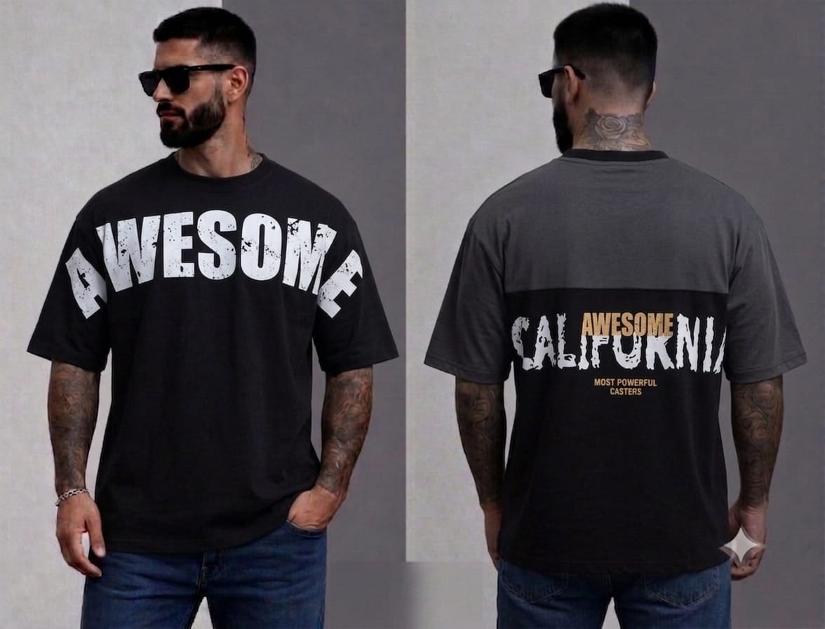 "Awesome" Oversized Comfortable Tee.