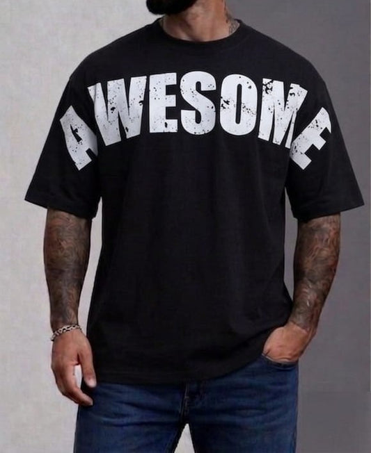 "Awesome" Oversized Comfortable Tee.
