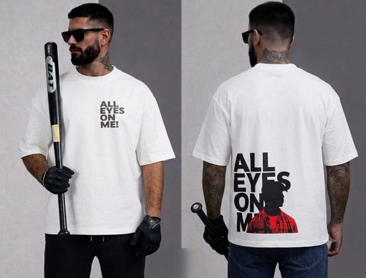 "All Eyes On Me" Oversized Comfortable Tee.