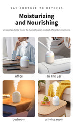 270ML Cool Mist Aroma Humidifier with LED Night Light
